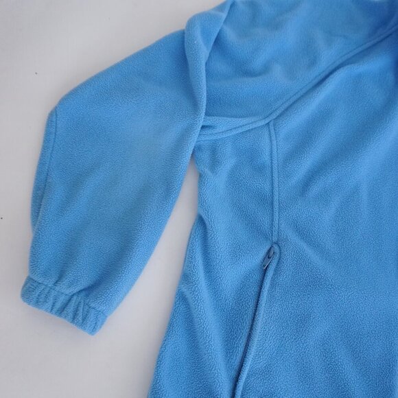Vintage Falls Creek Blue Outdoor Hiking Fleece Zip Up Cardigan  Sweater Xl - Picture 8 of 9